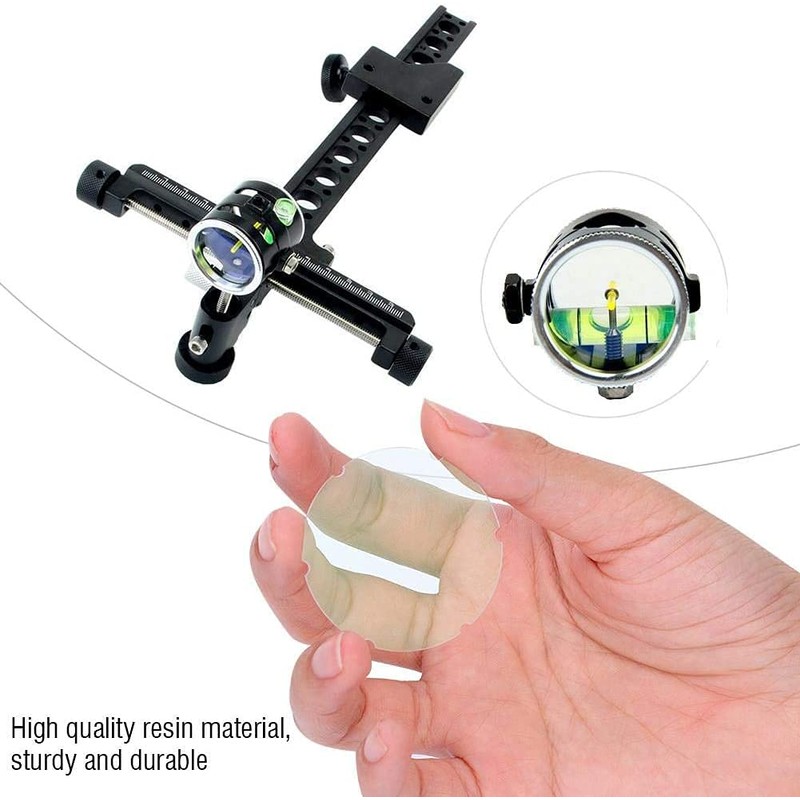 ANCLLO 4X Professional Archery Sight Lens Flat Glass Lens Compound