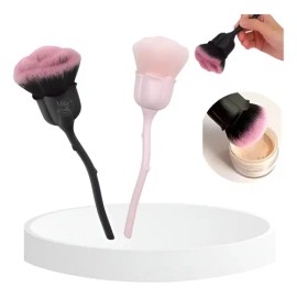 2 Piezas Bledo Brocha Para Retiro De Polvo De Uñas O Rubor