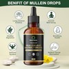 Mullein Leaf Extract Drops - Huge 100ml Bottle = 100