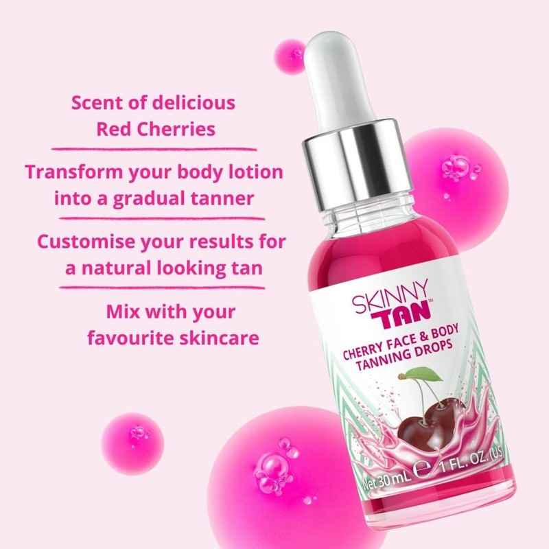 Skinny Tan Cherry Face Tanning Drops 30ml