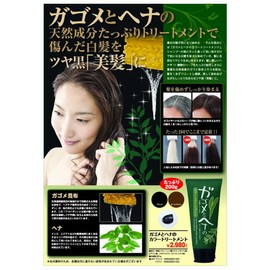 ガゴメとヘナのカラートリートメント ダークブラウン