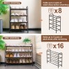 Gonfoam 4-Tier Expandable Shoe Rack,Adjustabl