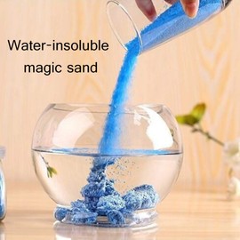 XIAOHONG XIAOHONG 12 Pack Magic Sand, 4lbs - Atlantis Sand, Fantastic Sand Never Gets Wet Magic Sand - Amazing Hydrophobic Space Sand,Colored Play Sand Toys for Kids & Adults - 6 Colors