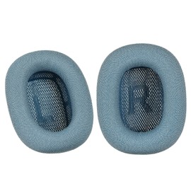 Damex Updated Ear Cushions for airpods max Headphone, mesh Fabric Replacement earpads, Noise Cancellation Mode and Transparency Mode Sound Closer to The Original (Blue)