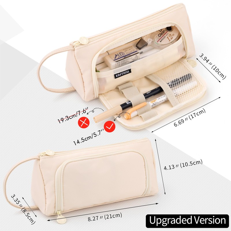 EASTHILL Pencil Case Large Capacity Pencil Pouch School Suppies Pen