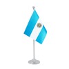 Rotenl Argentina Desk Flag, Argentinian Table Office Flag with Metal