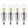 BOGAO E12 LED Candelabra Bulb, 12W Daylight White 6000K LED