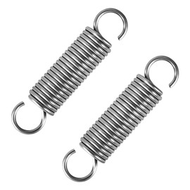 GUNGY Extension Spring 50mm Tension Spring With Dual Hook in 304 Stainless Steel OD 12mm Wire Diameter 1.5mm Max Load 6 KG 1.5 x 12 x 50 mm 2 Pieces