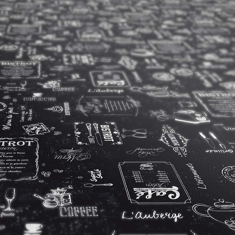 ANRO, oilcloth, wax tablecloth, linen look., 120 x 140cm