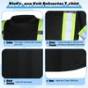 Sintuff 12 Pcs High Visibility Reflective Safety Shirt Short T