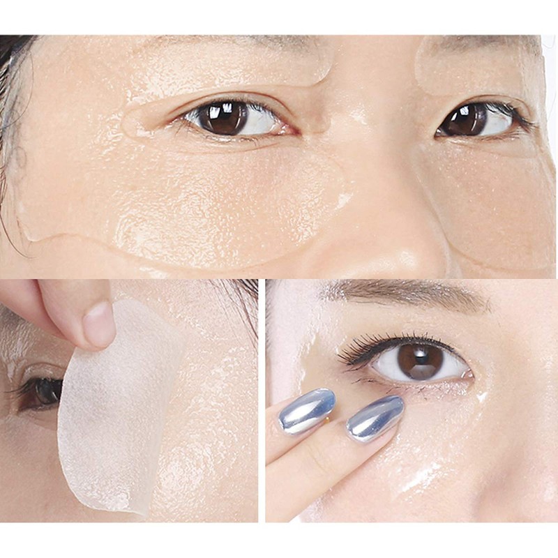 Lanbena 50 Parches para ojos Ácido Hialurónico + Vitamina C