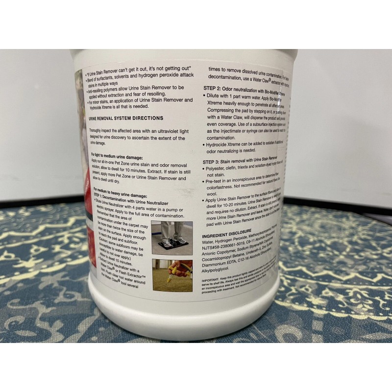 Bridgepoint Professional Urine And Stain Remover With Hydrocide, 1 Gallon,