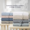 AIREOLUX 100% Cotton Light Gray Bed Sheet Set Full Size,