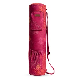 Maison d'Hermine Yoga Mat bag,Cylindrical bag for Woman&Men, yoga mat Bag &Adjustable shoulder straps Yoga Mat Carrier Bag with Drawstring Water Bottle Pocket and zipper pocket -Versailles