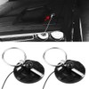 Estink 2PCs Universal CNC Aluminum Car Vehicle Racing Bonnet Hood
