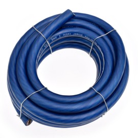 Conext Link 15 FT 2 AWG GA Full Gauge Battery Power Cable Ground Wire Frost Blue OFC Copper