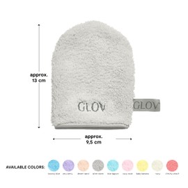 GLOV Make-Up Wipes, Wash Mitt, Make Up Remover, Washable Microfibre Glove, Microfibre Cloth, Face Sponge