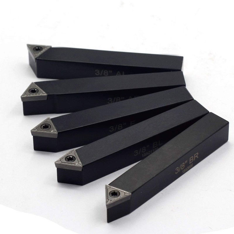 OSCARBIDE 3/8"Mini Indexable Carbide Lathe Turning Tool Holder, Metal Lathe