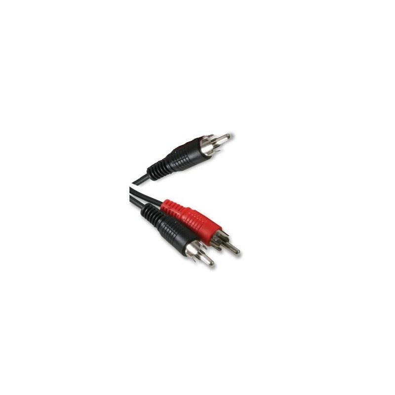 kenable RCA Phono Plug to Twin Phono Plugs Splitter/Combiner Cable