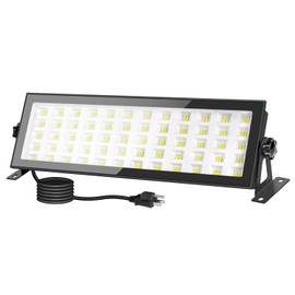 TiYiViRi LED Shop Lights, 120W 10000LM Super Bright LED Garage Light, IP66 Waterproof LED Flood Light Outdoor with Plug, 5000K Daylight White LED Work Lights for Workshop, Garage, Shop