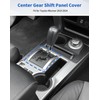 DSWSQ LHD Matte Black Center Gear Shift Panel Cover Trim