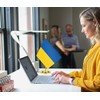 Ukraine Desk Flag, 30 cm Large Small Ukrainian Banner Outdoor,