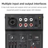 RUSUO Audio Mixer, 5 Channel Compact Audio Mixer Sound Mixing