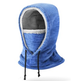 NLAND Balaclava Winter Balaclava for Men Women Warm Fleece Ski Mask Thermal Windproof Face Hood for Bicycle Motorcycle Skiing Snowboarding Outdoor Sports, blue