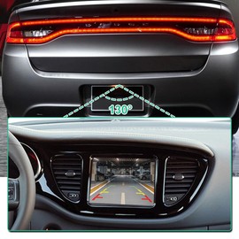56038990AA OE Backup Camera Replacement for Dodge Dart Trunk Lid Mounted 2013-2016, GreenYi Rear View Reverse Rear Park Assist Camera Replaces NO. 56038990AB 56038990AC 1WY78GW7AA