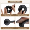 YCCO Industrial Pipe Shelf Brackets 10 Pack Wall Mount DIY