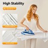 PIAOCAIYIN Folding Ironing Board, 180°Swivel Foldable Space Saving Full Size