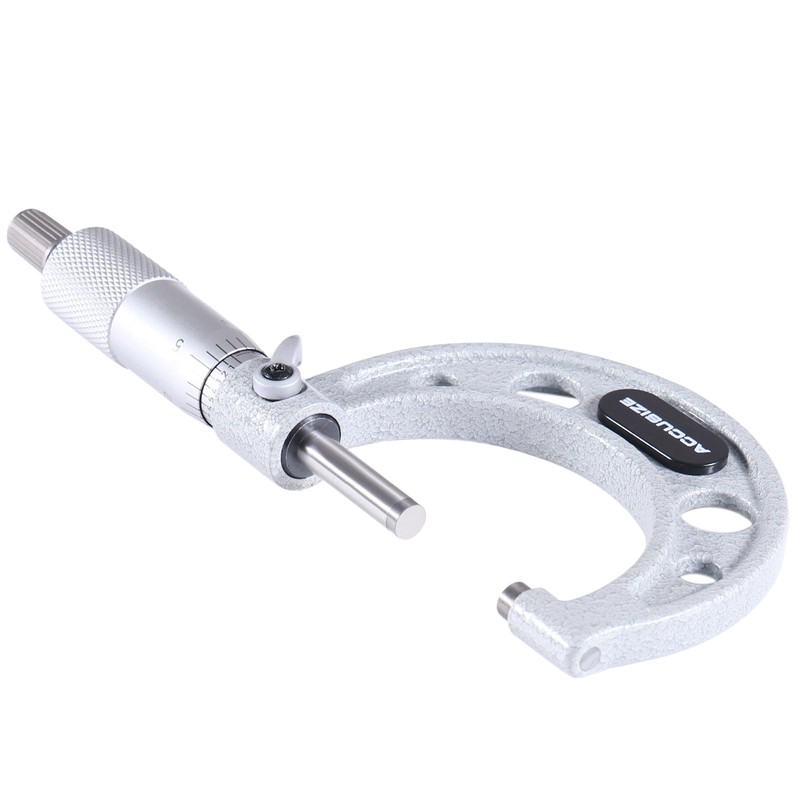 Accusize Industrial Tools 1-2 inch by 0.0001'' Ultra-Precision Outside Micrometer,
