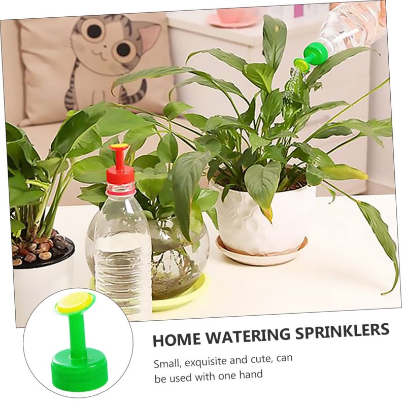 Outanaya Garden Sprinkler Flower Shape Nozzles Pcs Bottle Sprinkler Caps