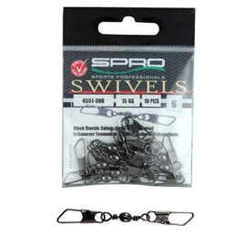 Spro Double Safety-Snap Swivel #06 15kg