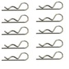 10Pcs Stainless Steel R-Clip Split Pin - Secure Shaft Retaining