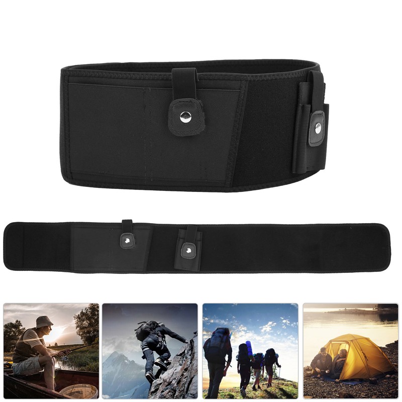Multifunctional Outdoor Tactics Waist Belt 100cm Breathable Pistol Case Holster