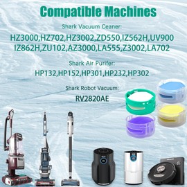 odor neutralizer Compatible with Shark 1541FC3000 Odor Neutralizer Technology Vacuum and Shark AZ3002 AZ4002 AZ3000 HZ3000 HZ3002 IZ862H IZ562H ZD550 Stratos Upright Vacuum,Part# 1541FC3000