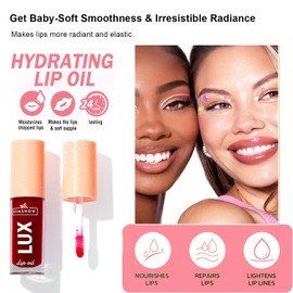 Lip Oil Pack- 6 Shade Lip Glow Oil Set Tinted Plumping Lip Oil Hydrating Transparent Lip Oil, Moisturizing Lip Gloss oil for Girl Lip Care Makeup