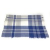 90% Wool 10% Cashmere Lightweight Oversized Scarf - Blue &