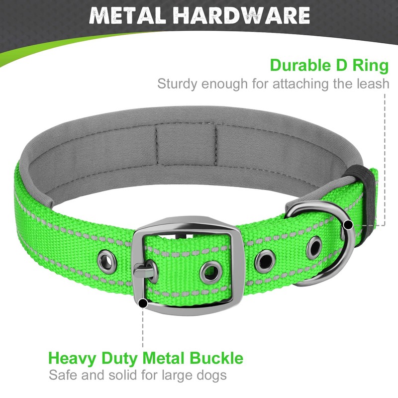 Joytale Dog Collar for Extra Large Dogs, Neoprene Padded and