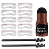 Eye Brow Tinting Kit, Waterproof Brow Stencil Eyebrow Template, Brow