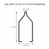 2 Pack Fixing Clip Reptile Dual Lamp Stand Lamp Hanger