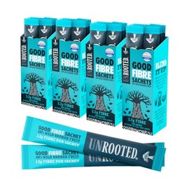 UNROOTED Baobab Powder, Fibre Sachets, Daily High Fibre Supplement 28 Pack