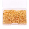 BEADIA 18K Gold Plated Jump Rings Non Tarnish 8mm 300pcs
