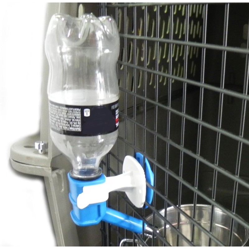 Pet Crate Water Nozzle - No Drip (Blue)