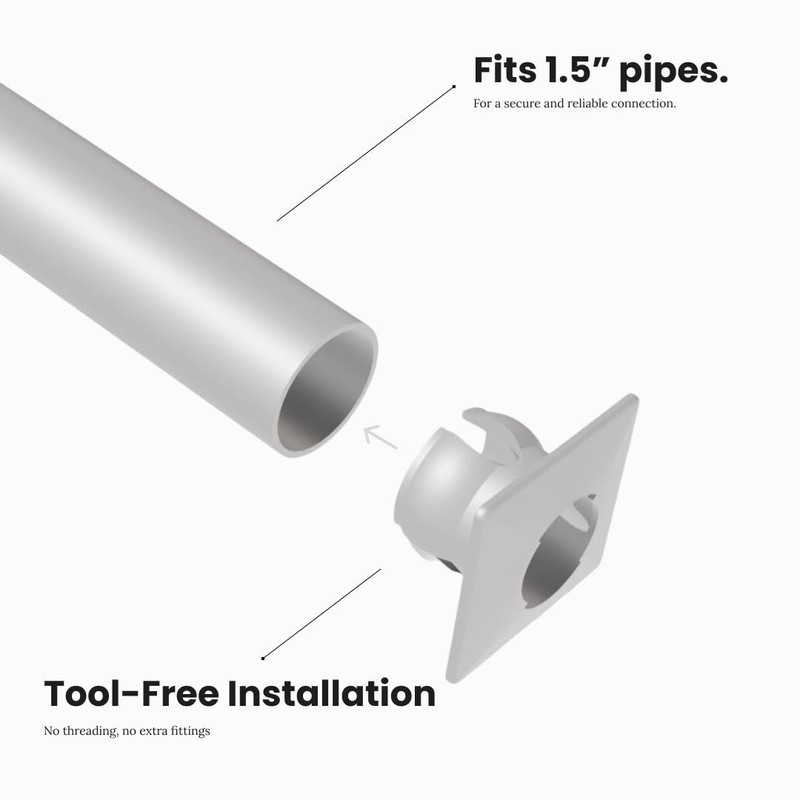 Streamline Easy-Press Pool Return Fitting – Tool-Free, No Glue or