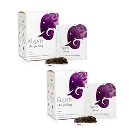 Blend® Tea | Tè Nero Darjeeling Nocciola | Tè Nero Himalaya Darjeeling FTGFOP-1 | Tè Nero Indiano - 2 x 15 Piramidi di Tè (60 Gr)