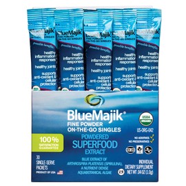 E3LIVE Blue Majik On-The-Go-Singles, 30 Count, 1 Gram