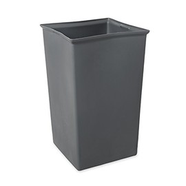 Rubbermaid Commercial Products Rigid Trash Can Liner, 35.5-Gallon, Gray, Garbage Can/Bin/Wastebasket Liner