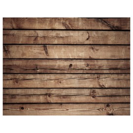 YYNXSY 7X5FT Wooden Backdrop - Brown Wooden Wall Backdrop for Party - 60" x 84" - Vinyl & Wood Material